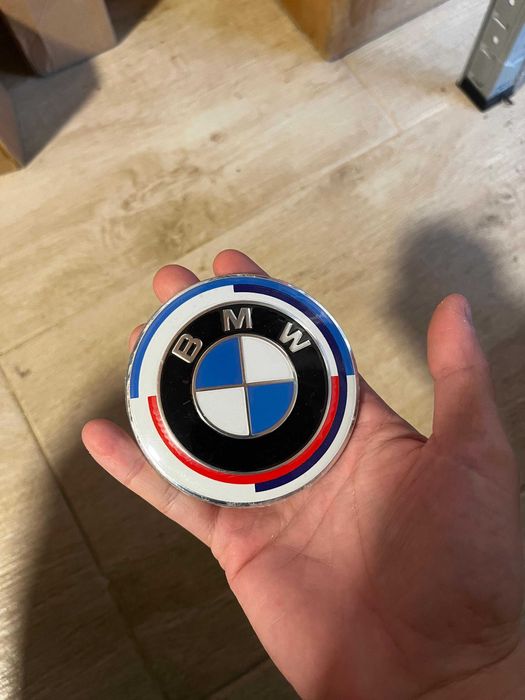 Emblema Logo Capota Portbagaj Bmw Seria 5 F10 F11 82mm Model Aniversar