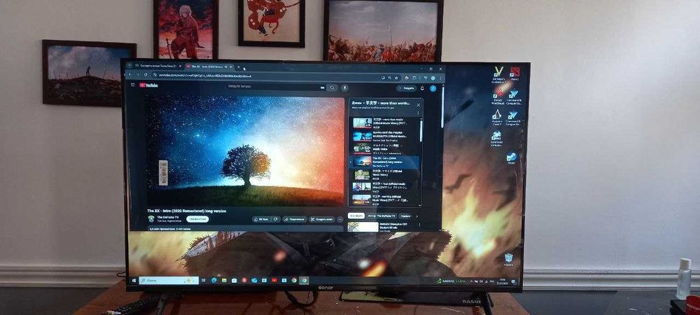 телевизор Sonor 43 дюйма smart tv