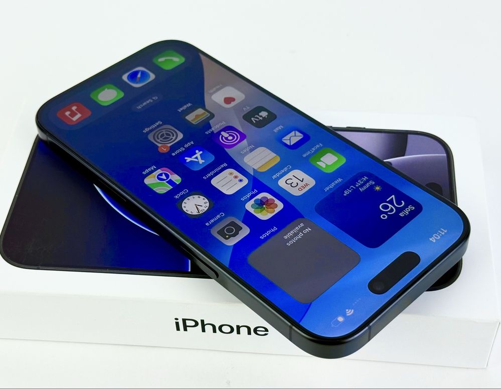 Apple iPhone 16 Pro 128GB Black 100% Батерия! Гаранция!