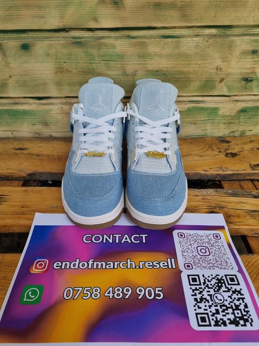 Nike Jordan 4 Denim (mărimi: 36-44 toate marimile)
