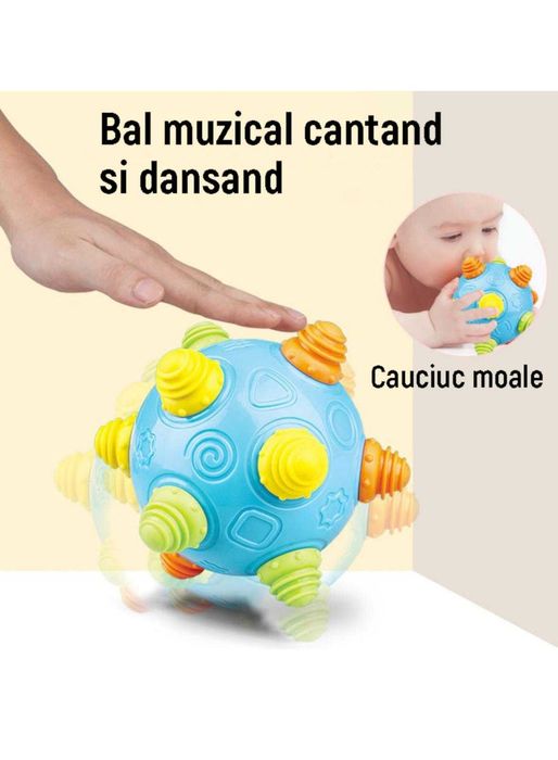 VÂND Jucărie interactiva Minge dansatoare, cu vibrații și melodii