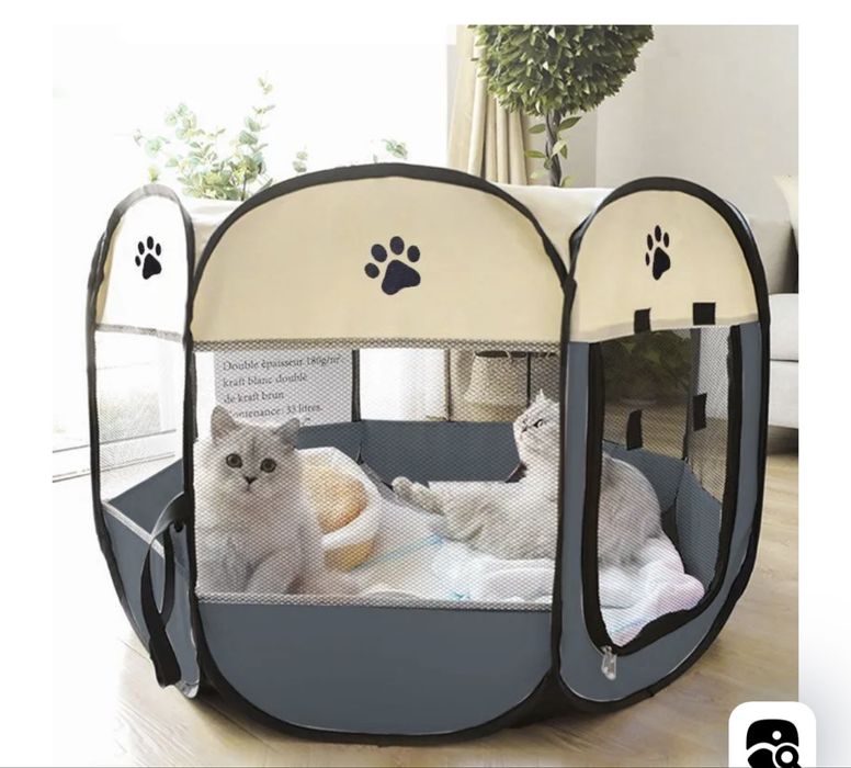 манеж для животного с крышей