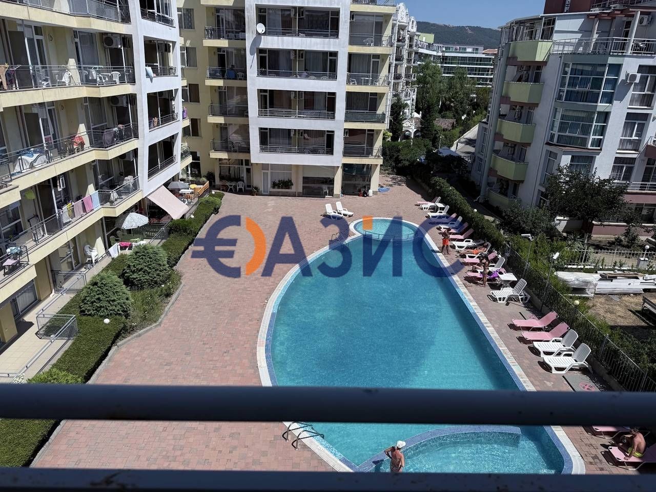Студио в комплекс Sunset Beach 2, 43 кв.м., Слънчев бряг, България, 55