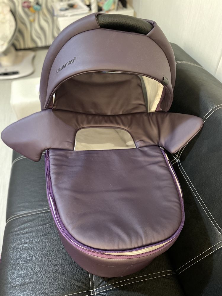 Carucior 3 in 1 Krausman Lexxo purple carut set