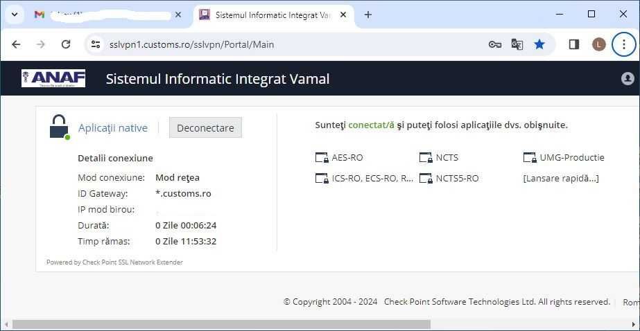 Instalez UUMDS UMG AES ICS ECS RCDPS NCTS, EU LOGIN, comisionar vamal