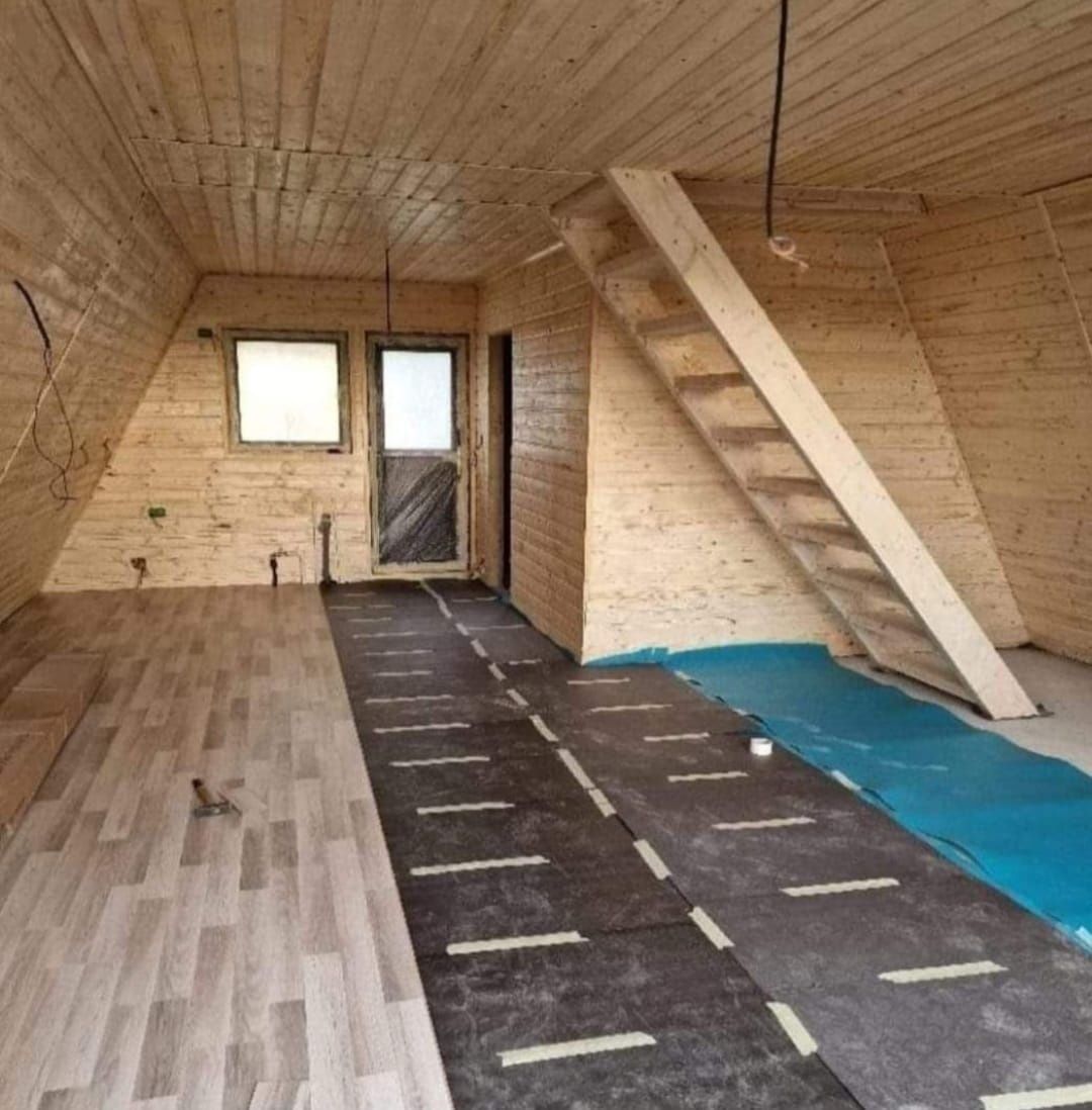 Confectionez cabane din lemn stil A Frame