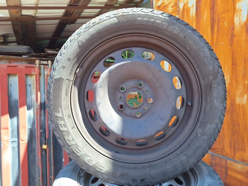Оргинални железни Джанти 16'' - 5х112 - Volkswagen, с гуми 205/55/16