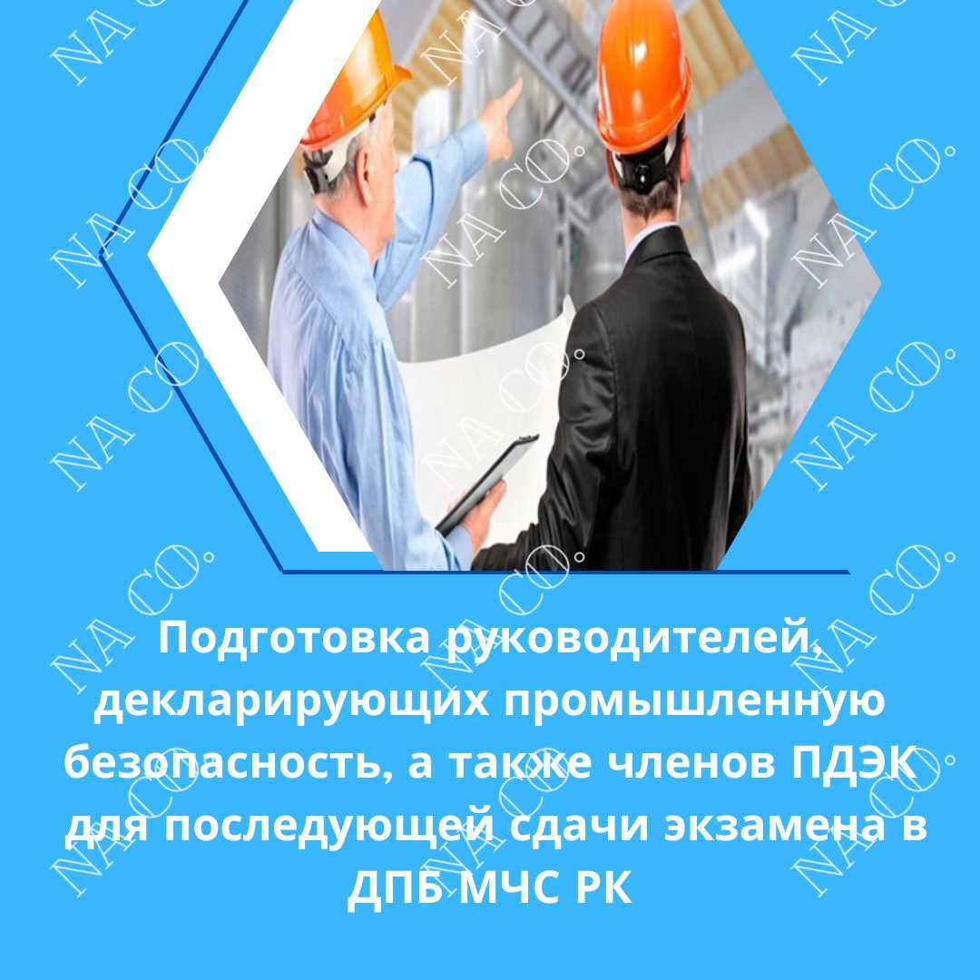 Подготовка руководителей, декларирующих ПБ, а также членов ПДЭК