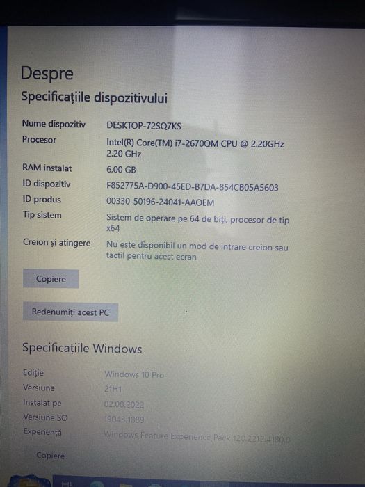 Laptop hp pavilion dv6
