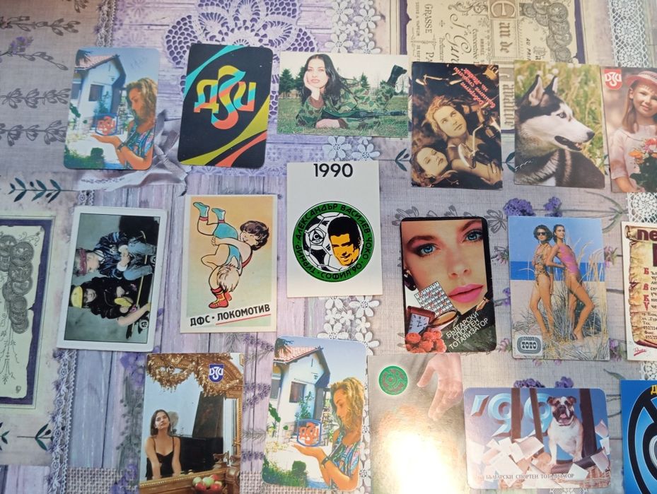 Календарчета от 90те години на 20ти век