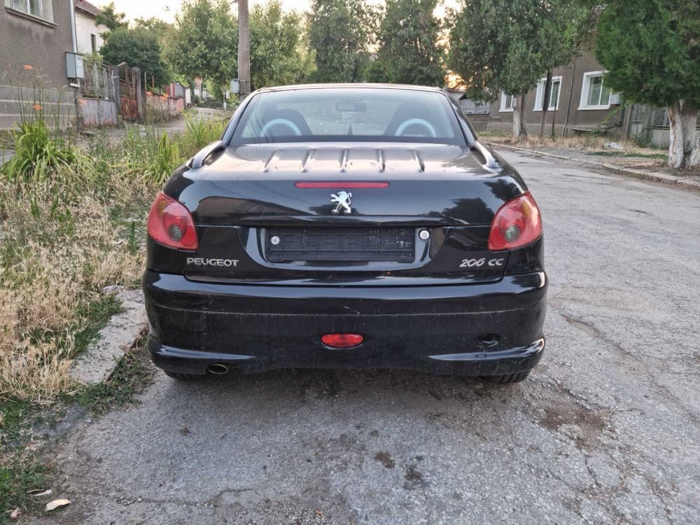 Пежо 206 CC 1.6 i 110 коня бензин 2006 г кабрио
