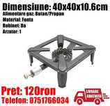 Pirostrie Arzator Gaz Ceaun Disc Oala Fonta 40x40x10.6cm LivratGRATUIT