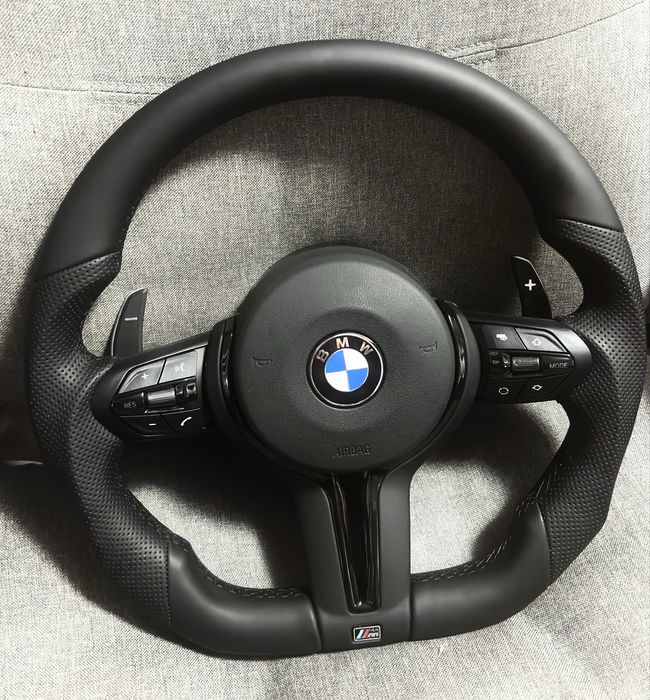 Volan BMW M Sport Padele cu Airbag – Compatibil F10/E90/E70/F07/F01