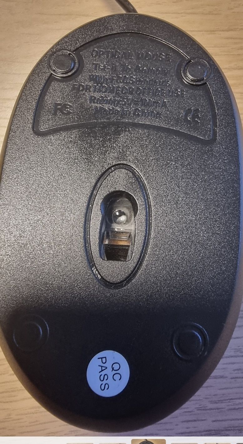 Mouse EVOffice negru cu fir
