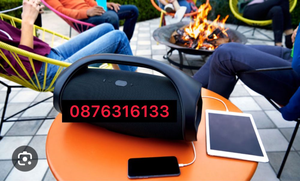 НАЙ-ГОЛЯМАТА BOOMBOX 2x30W 6000mah батерия колона колонка usb sd