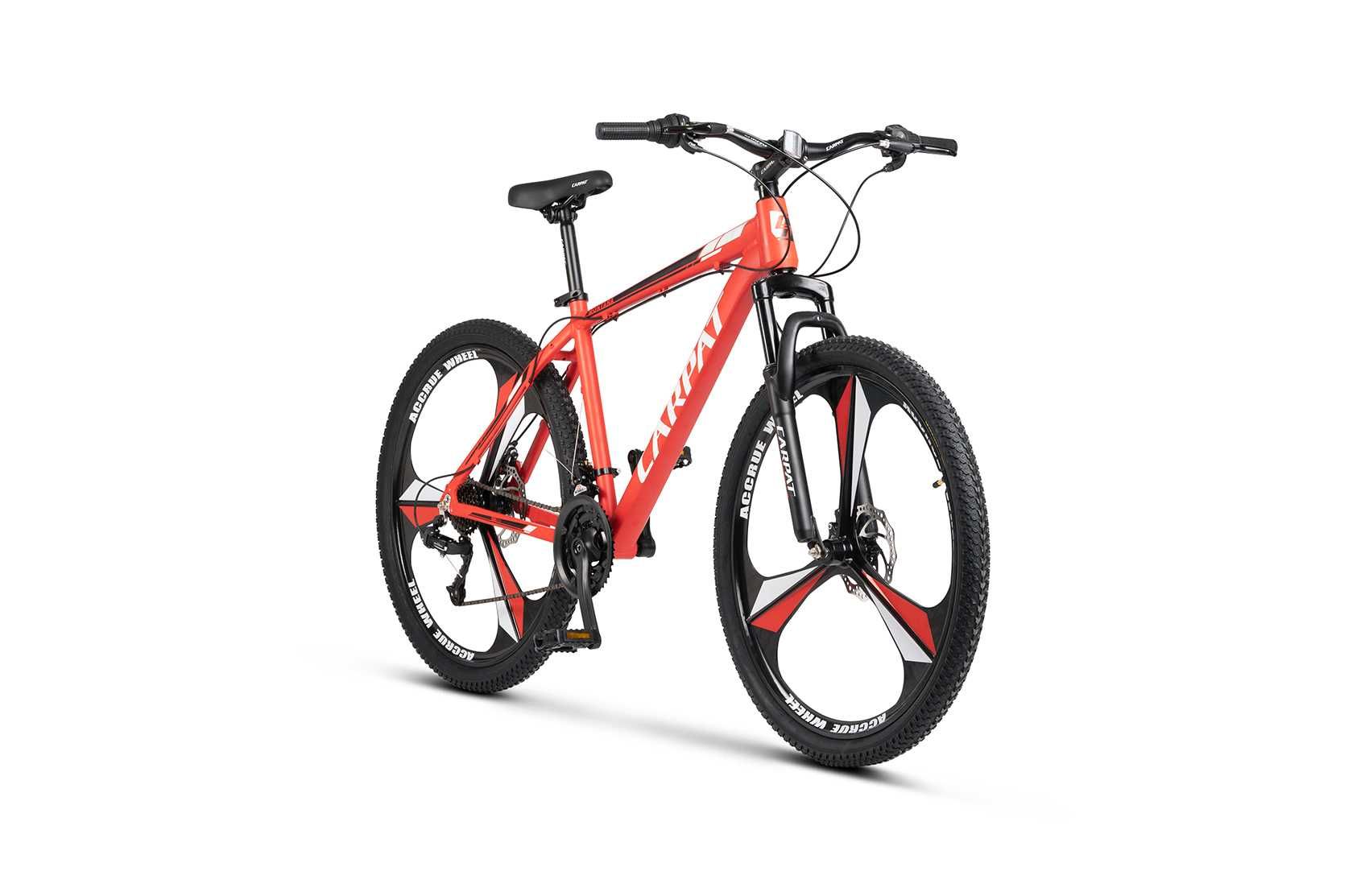 Bicicleta MTB Carpat,Jante Magn,27.5rosu-alb,Pret Prod_Fact & Garantie