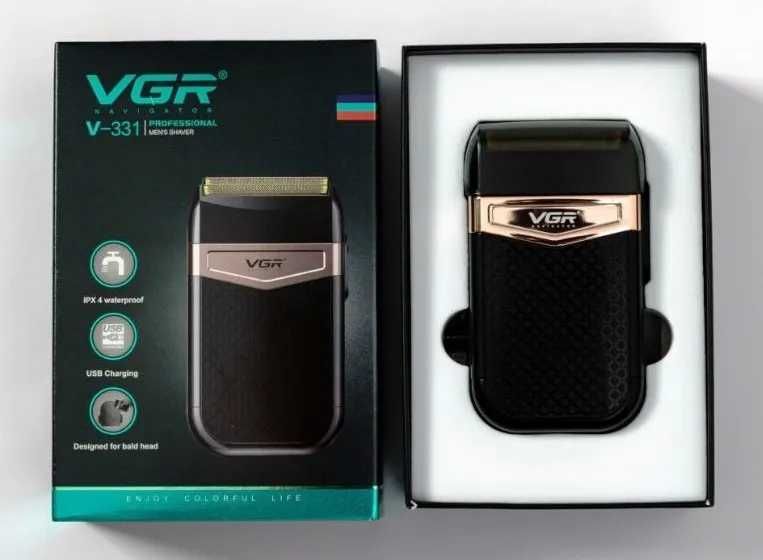 Шейвър Shaver VGR-331, Професионална ел. самобръсначка, Двустранна,