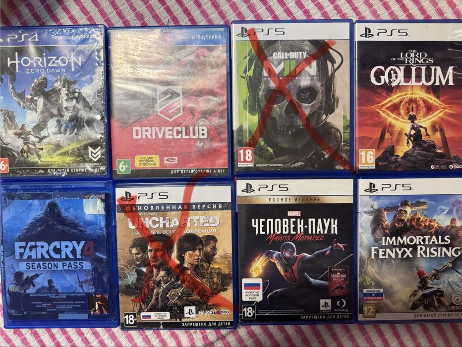 Игры на ps5 пс5 сони sony