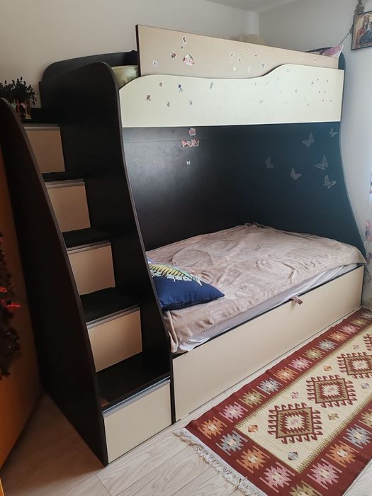 Vând pat suprapus pentru copii