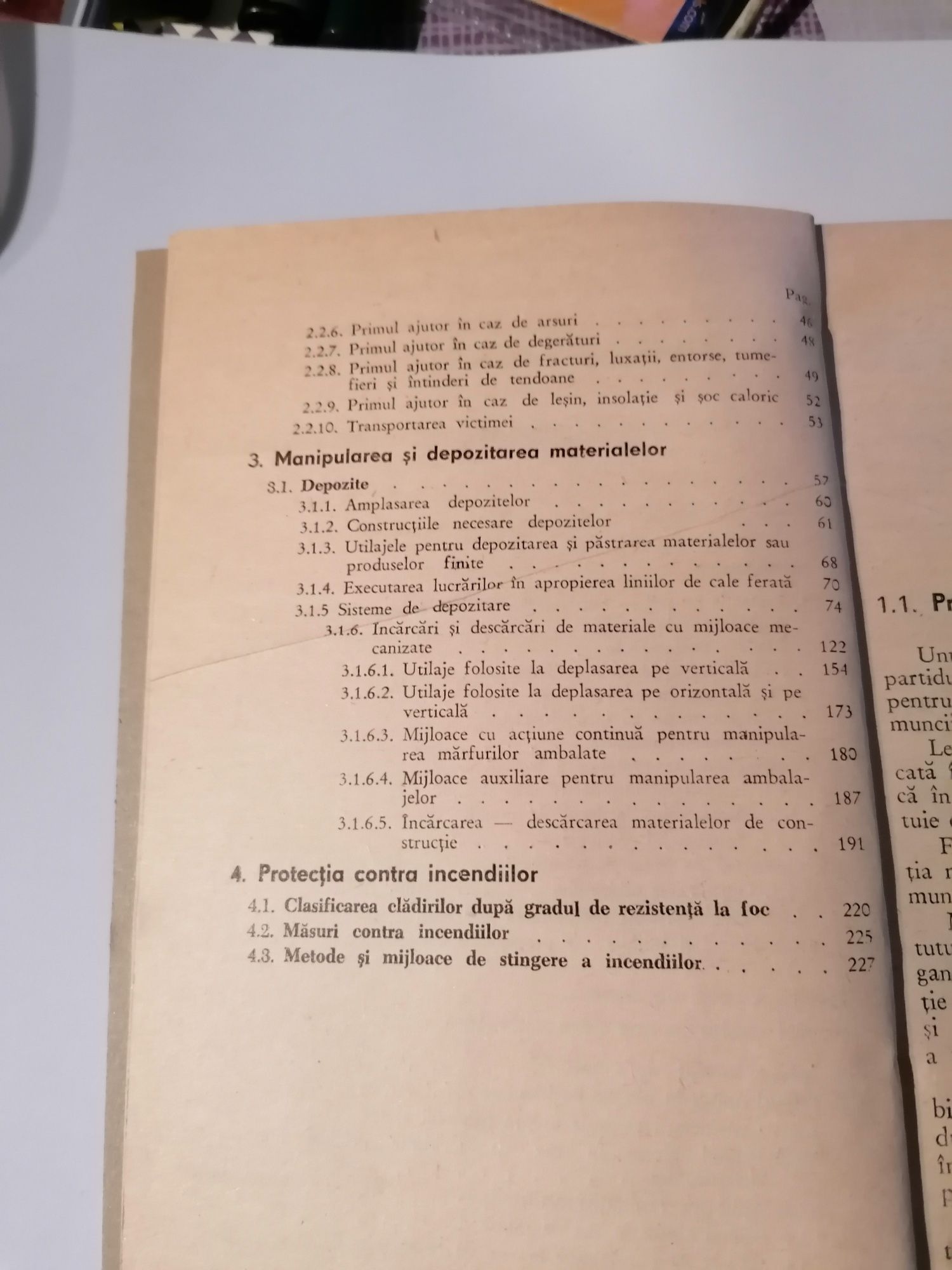 Lucrări de încărcare, descărcare și manipulare a materialelor