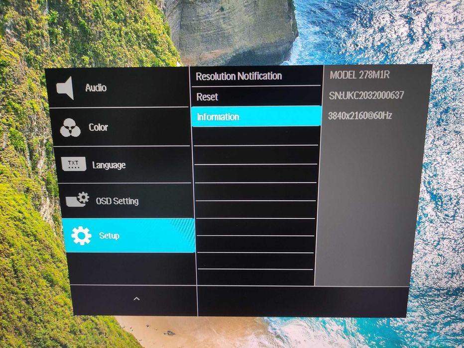 Monitor LED Philips 278M1R 27 inch, 4k (3840x2160) + Livrare Rapida