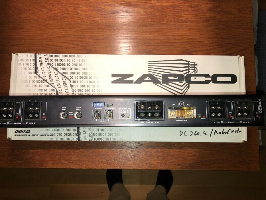Процессорный усилитель High End класса Zapco Referece DC 360.4