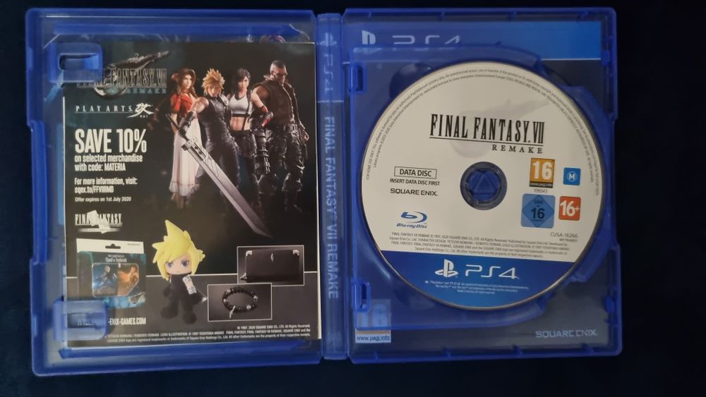 Игра Final Fantasy VII Remake, за PS4