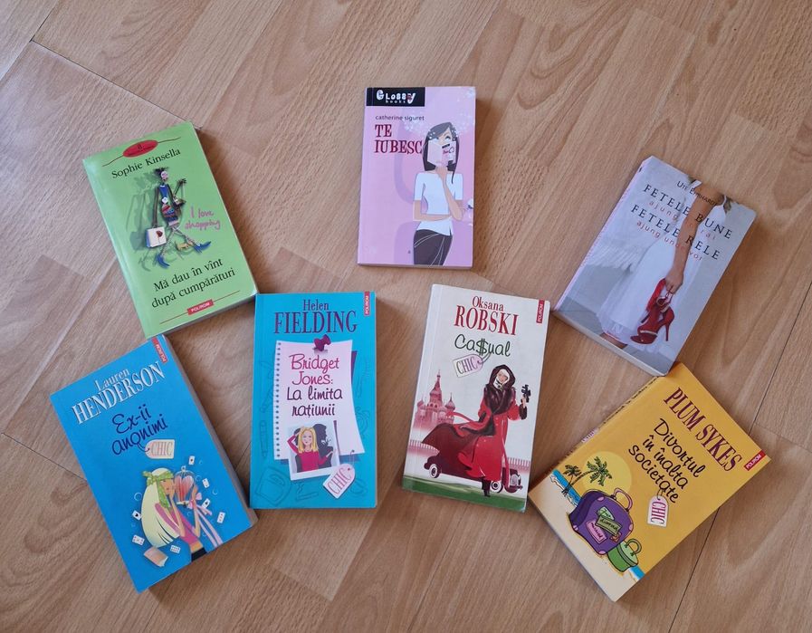 set 7 carti polirom 70 lei