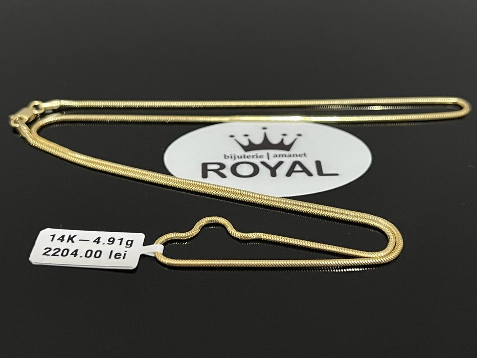 Bijuteria Royal CB : Lant aur 14k 4,91 grame