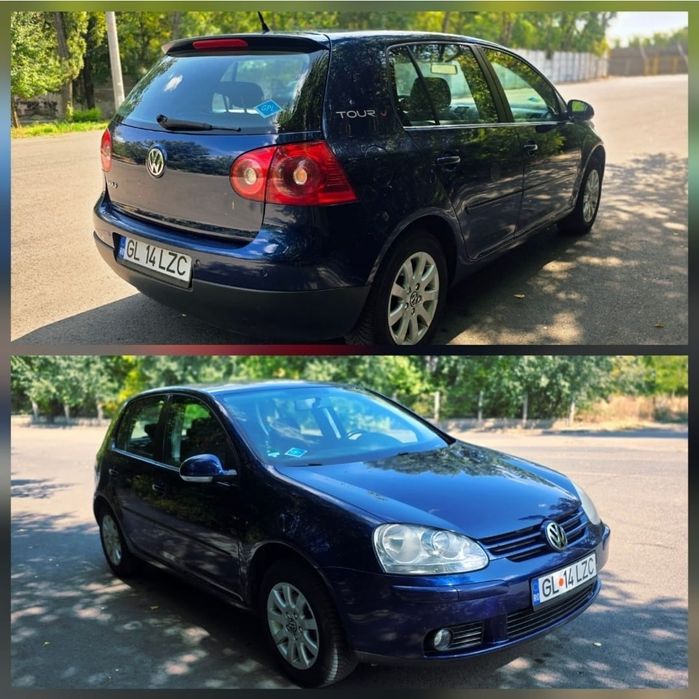 VW Golf 5 Tour 2007 1.6 benzina cu GPL AC 101 cai