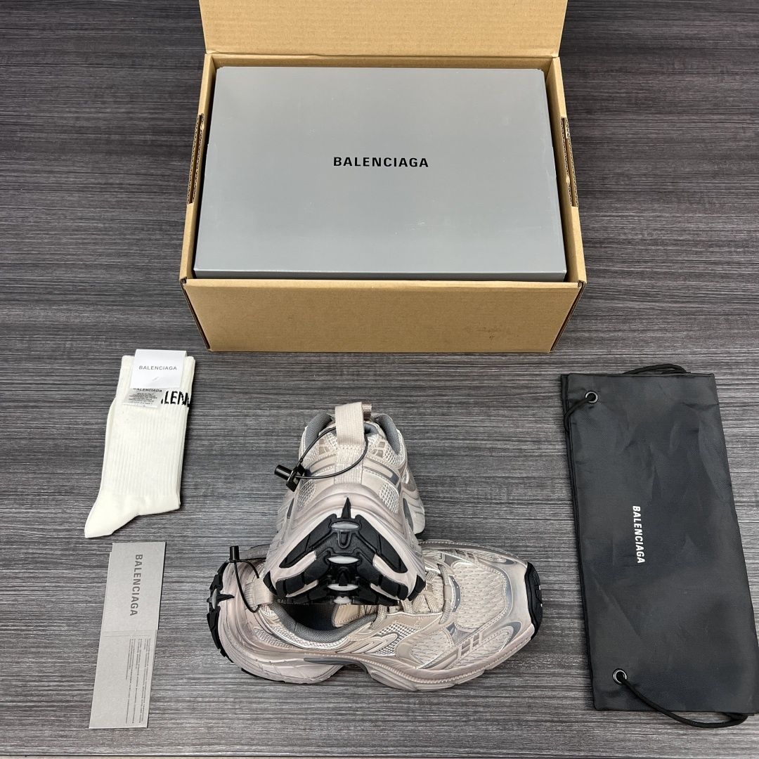 Adidasi Balenciaga 6XL unisex 35-45, bronz, tip Premium