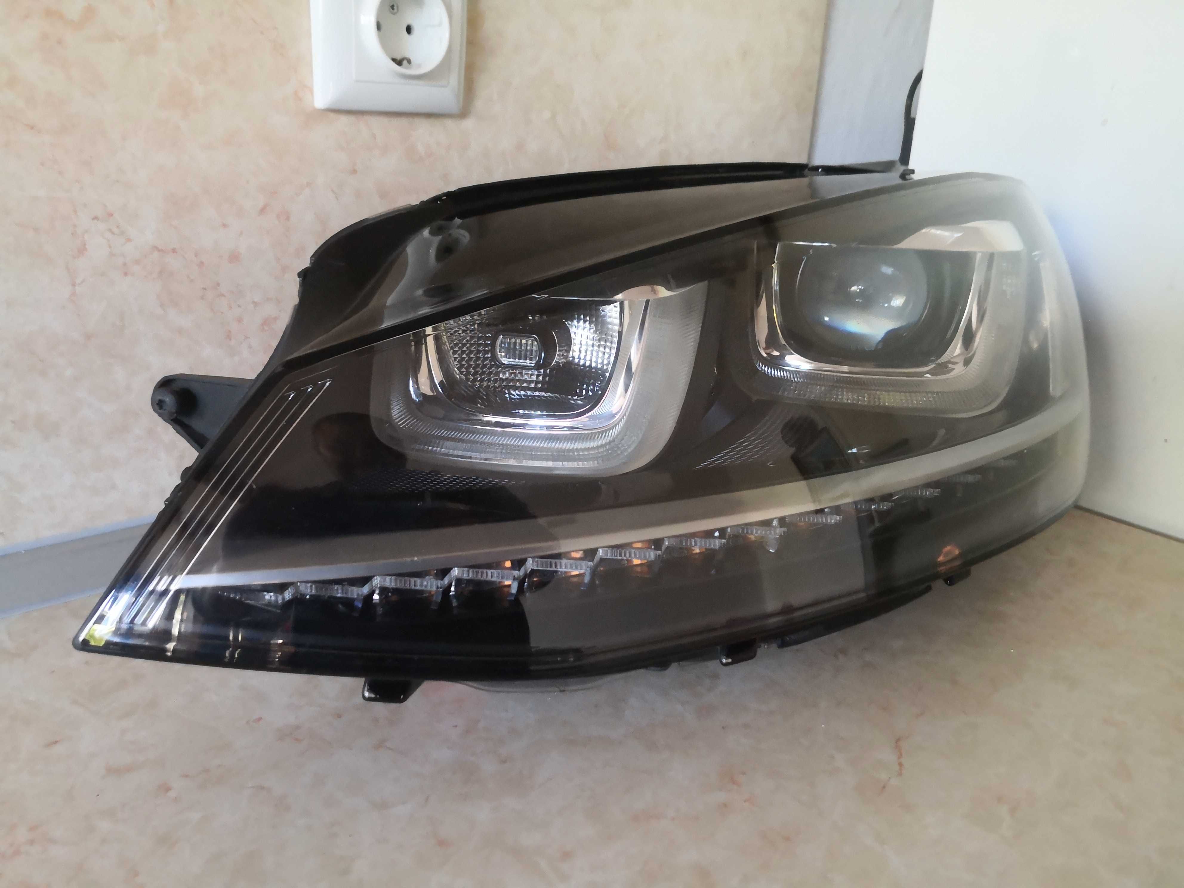 Фар Golf 7 Bi-Xenon LED завиващ ляв/Фар Голф 7/Фар VW Golf 7 Оригинале