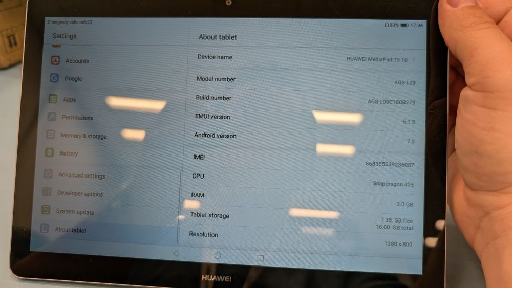 Tableta huawei mediapad t3 10