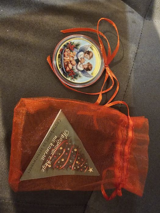 Подаръчен коледен медал Празници с вкус на канела