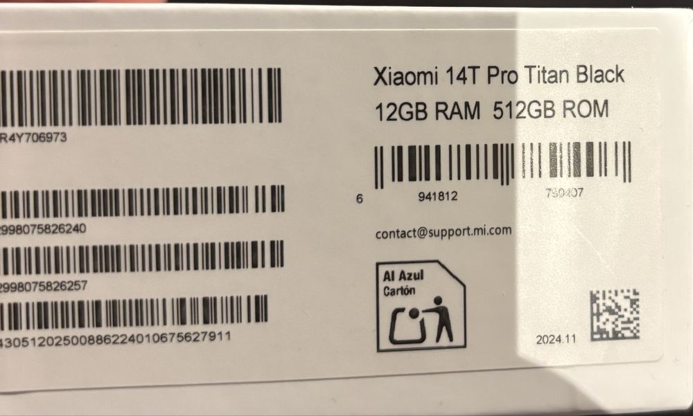 Xiaomi 14T Pro 512GB Titan Black