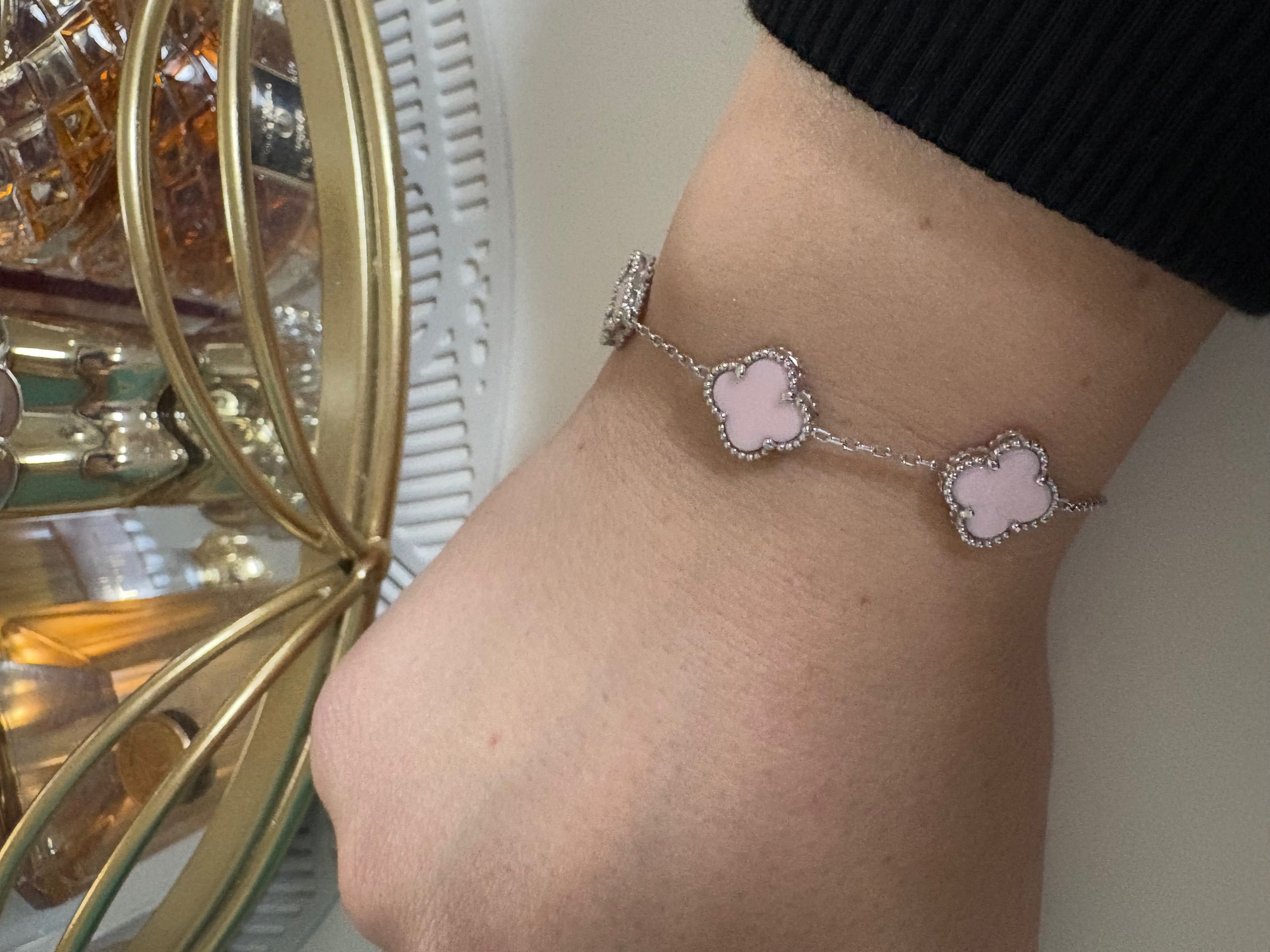 Гривна сребърна Van cleef