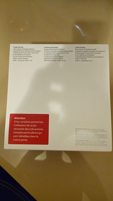 Ochelari realitate virtuala VR META Quest 3, 512 GB, sigilat