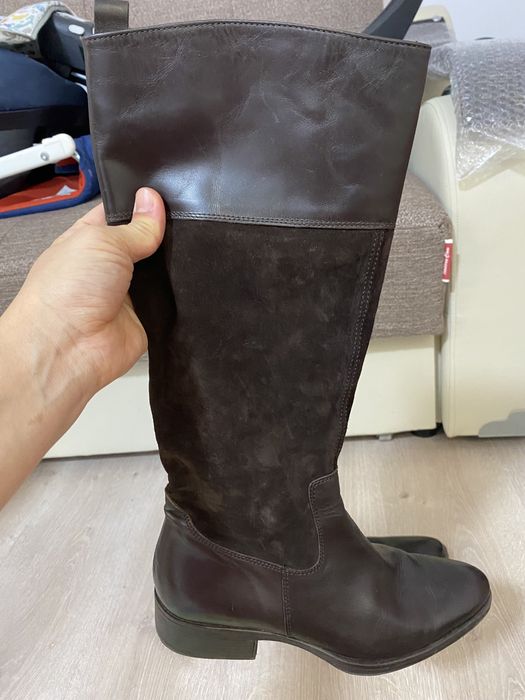 Cizme piele maro