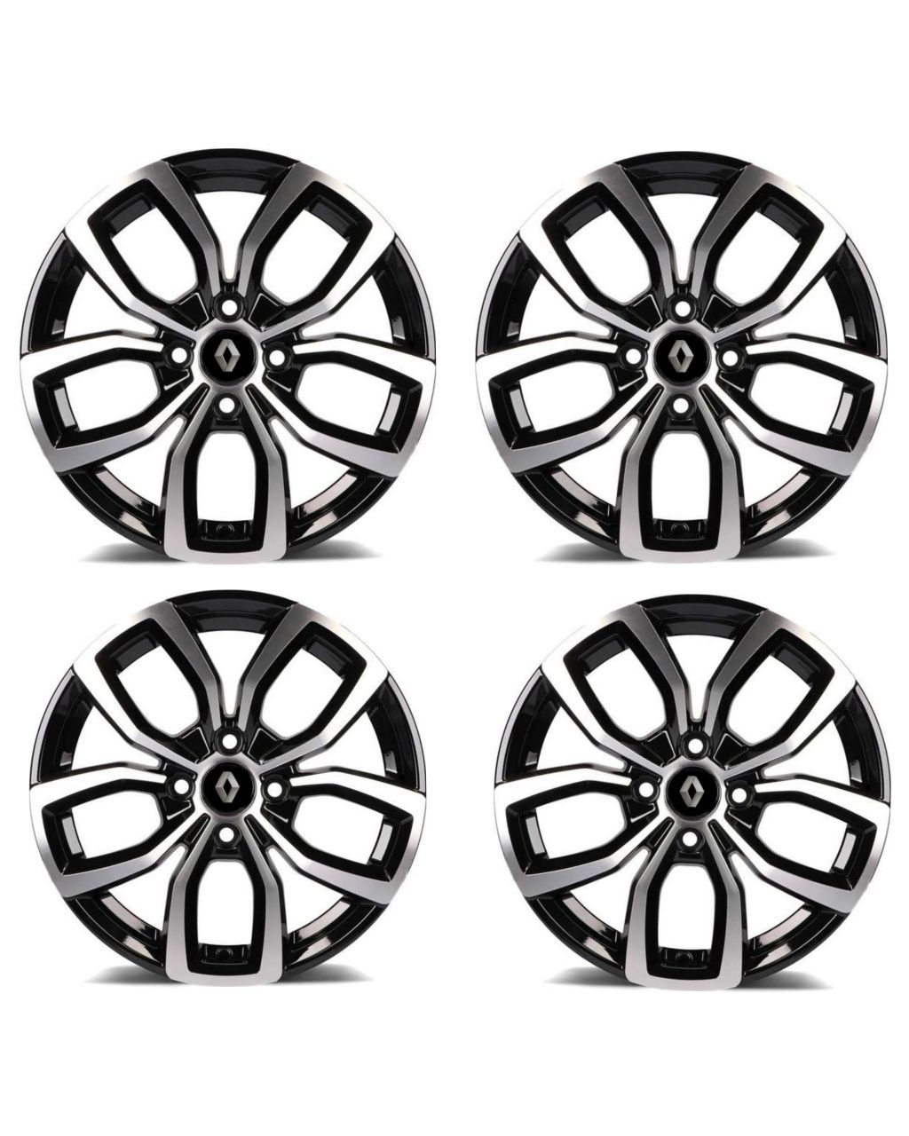 Jante Noi Renault Clio ZOE Megane Modus, Thalia Bicolore 4 x 100 R15