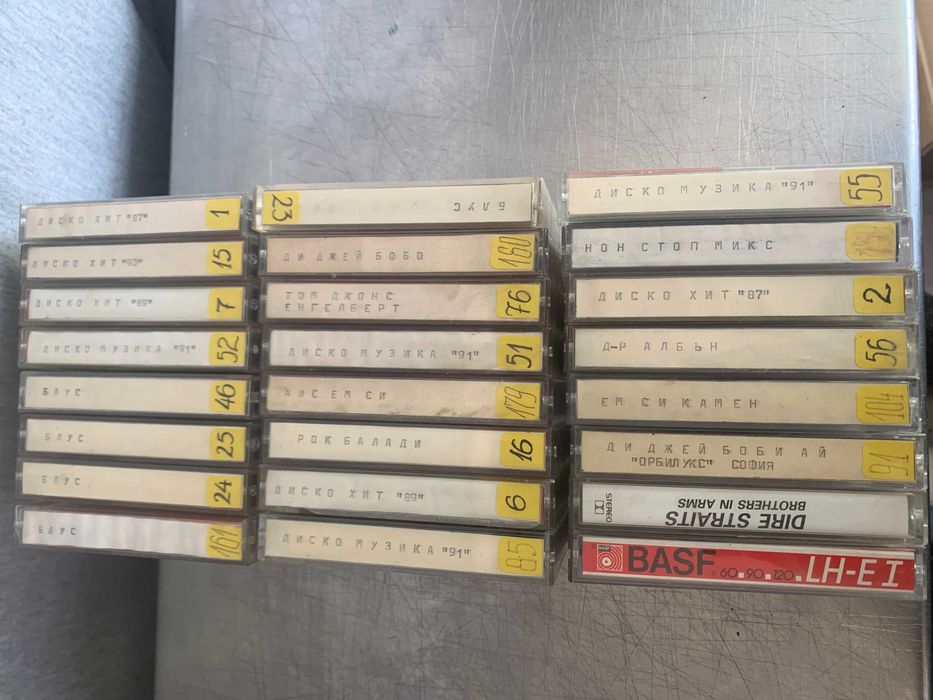 аудио   JVC - TDK - BASF- FUJI - SONY