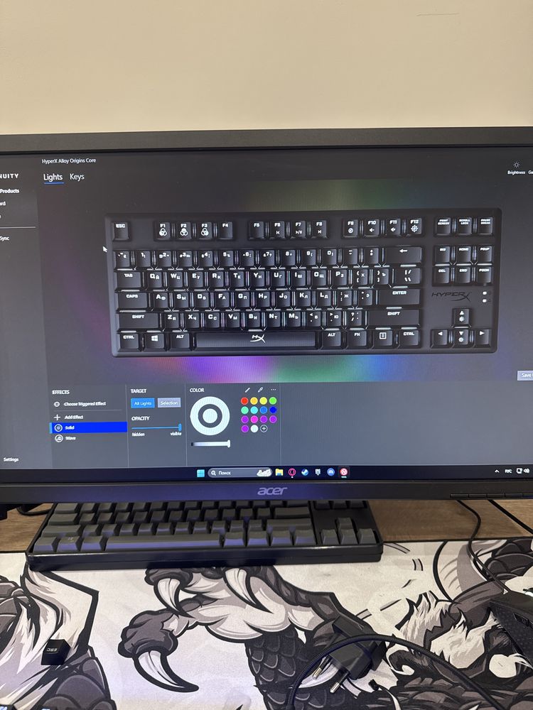 Клавиатура Hyperx alloy origins core