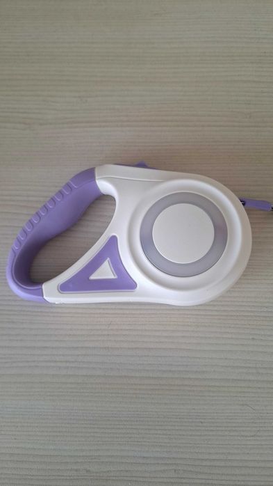 Автоматичен повод за куче 5м,  за 35-40кг, светещ с LED