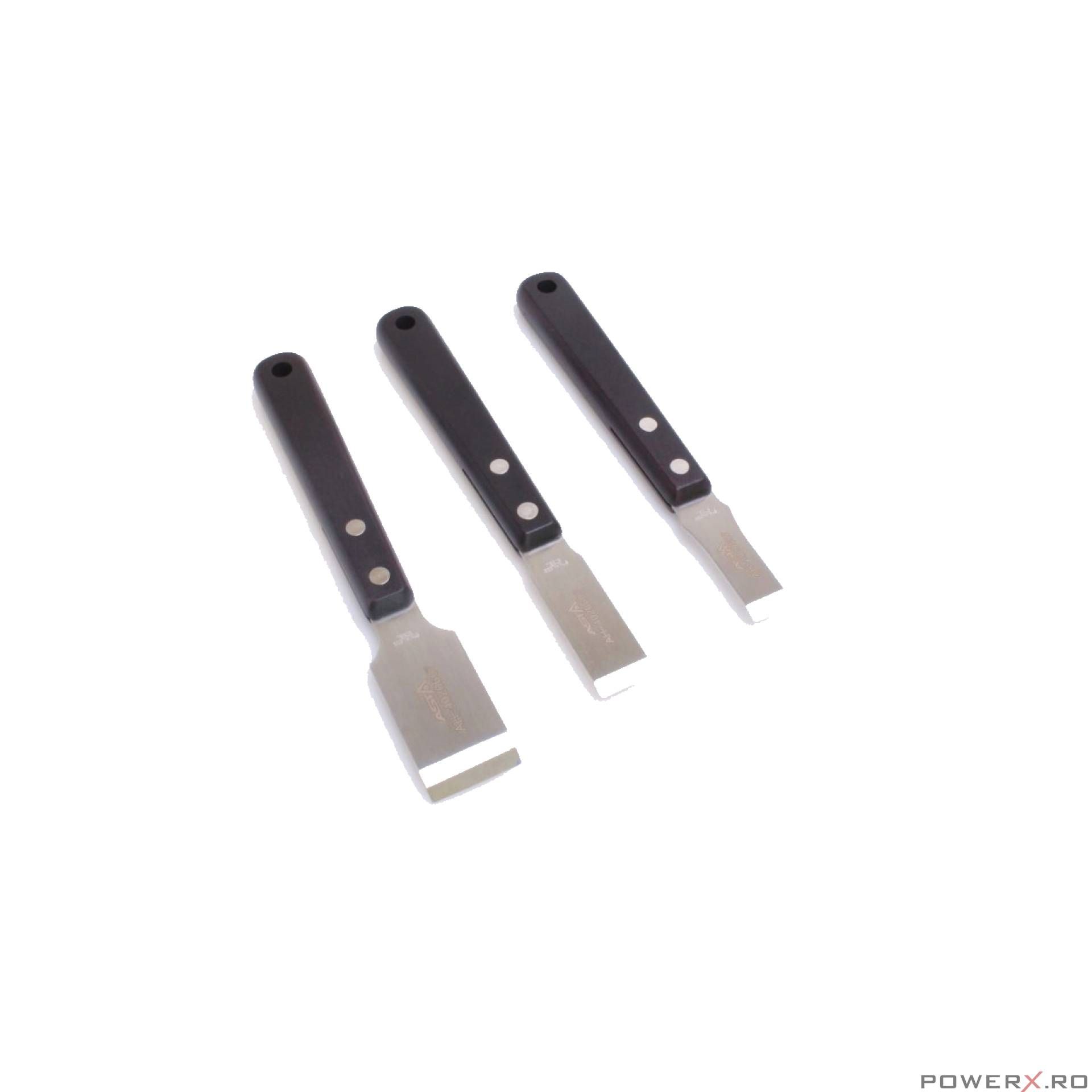 Set 3 raclete pentru curatat, 15,20,30 mm, Asta