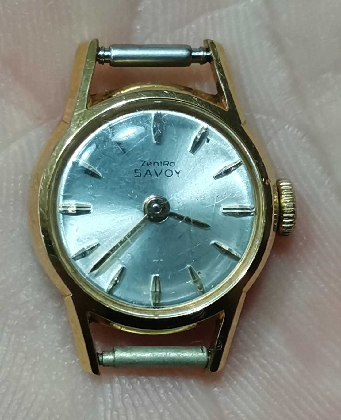 Ceas mecanic automaticWatch Pique GoldPlated ZentRa Savoy Boma Circula