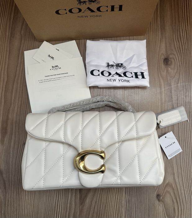 Дамска чанта Tabby Shoulder Bag 26 в бял цвят