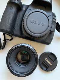 Canon 80d+ 50 mm обектив