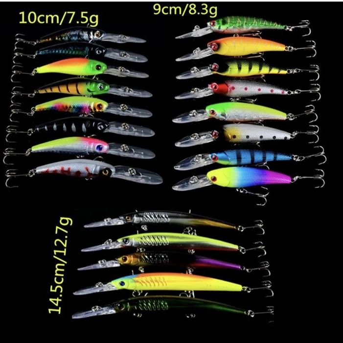 Комплект воблери и блесни