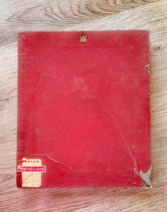 Антикварна Емайлирана картина ЦВЕТЯ , френска школа ECOLE FRANCAISE