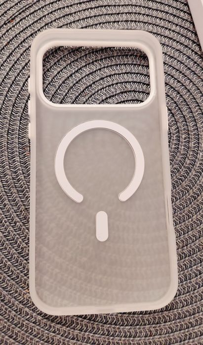 Husa MagSaffe Ultra Hybrid iPhone 17 Pro Max,cu folie sticla inclus!