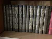 Книги 14 томов Толстого, 3 Островского, 6 т. Тургенев И так далее